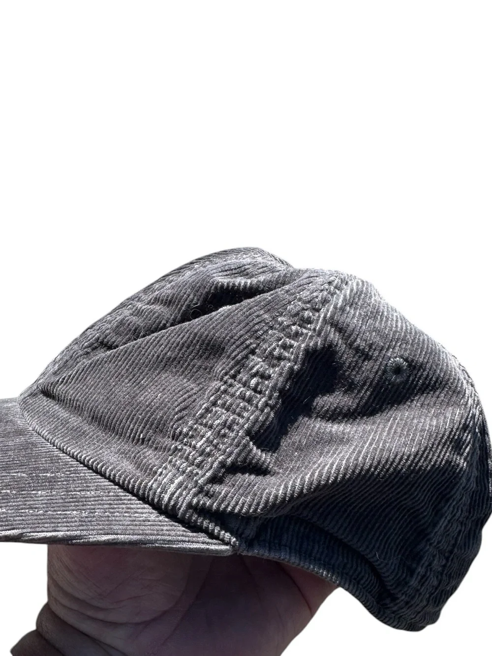 Vintage Style Fitz Roy Gray Corduroy Patagonia OS Men’s Snap Back Hiking Hat